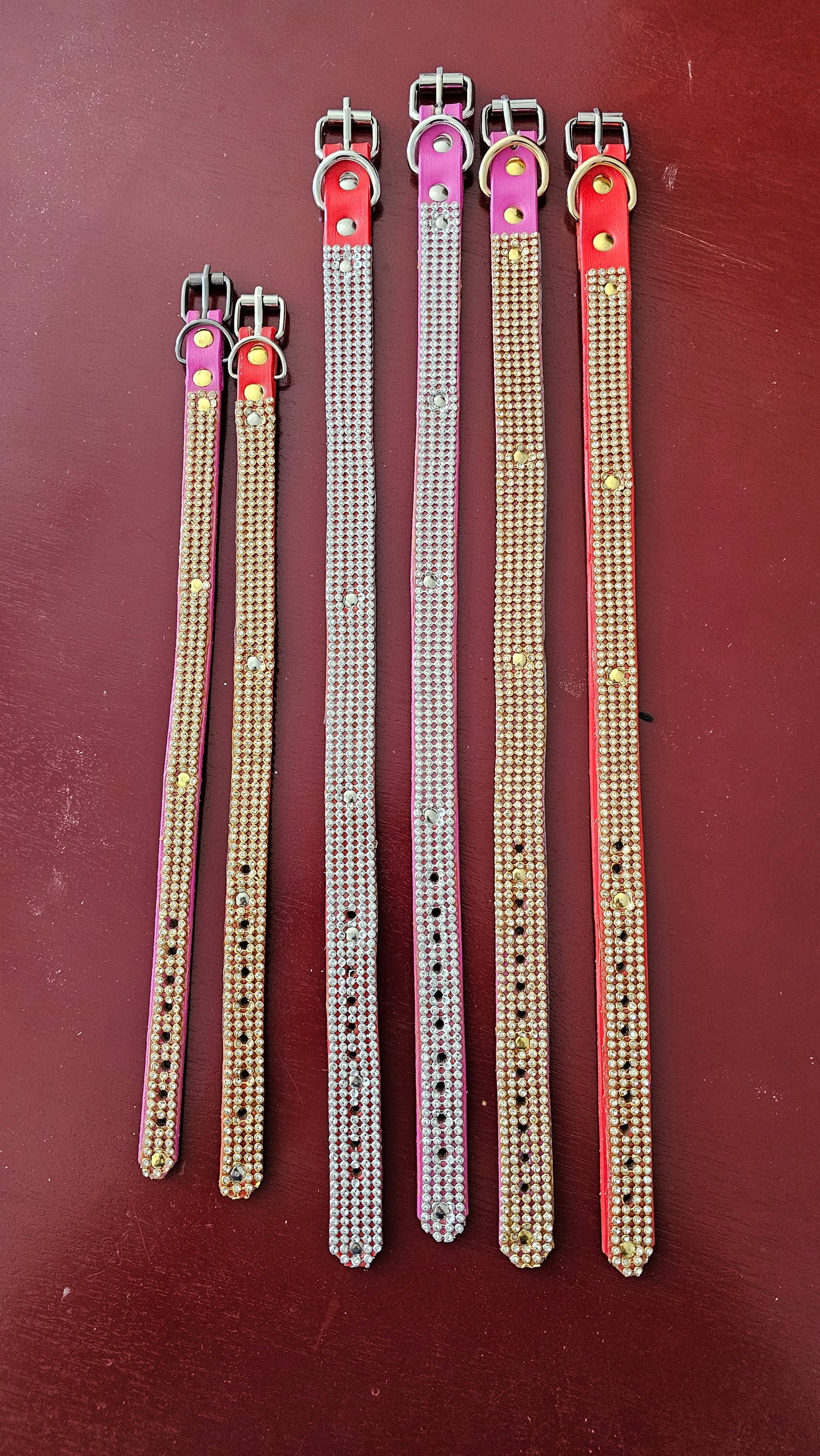 Collar artesanal de cuero para perros y gatos