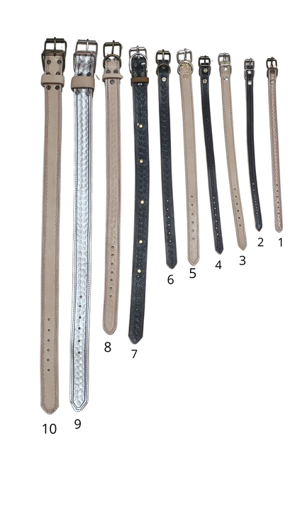 collar de Cuero Hechas a Mano y Personalizadas para tu Mejor Amigo