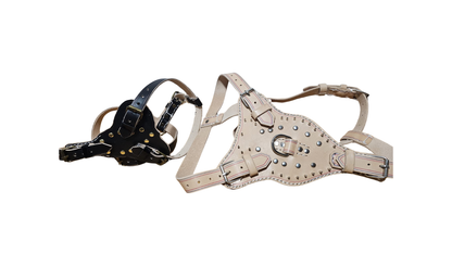 El Trío Perfecto: Acople Triple de Cuero Hecho a Mano para 3 Perros